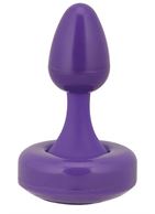 Вибромассажер для анальной стимуляции FLEXI HEAD 10 FUNCTION BUTT PLUG - 8,9 см.