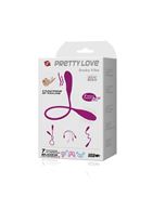 Фиолетовый двусторонний гибкий вибратор Pretty Love Snaky Vibe (60 см)