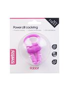 Розовое виброколечко для пениса Power Rabbit Clit Cockring