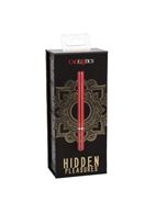 Красный ультратонкий вибратор Hidden Pleasures
