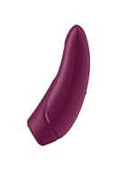 Бордовый вакуум-волновой стимулятор Satisfyer Curvy 1+