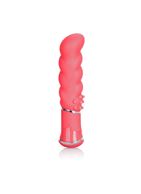 Розовый вибромассажер Power Play Power G - 11,5 см.