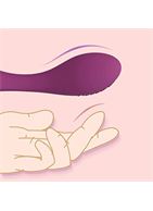 Фиолетовый вибратор G-Spot Evelyn (15,1 см)