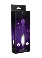 Фиолетовый вибратор Alida (21 см)