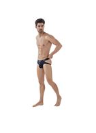 Черные мужские трусы-джоки Venture Jockstrap