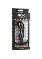 Черная анальная пробка Mood Naughty 2 4.5" Silicone для ношения (11,4 см)