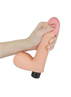 Телесный вибратор реалистик Real Softee Cock 8 (17 см)