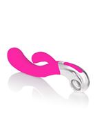 Розовый вибромассажер Embrace Felicity Wand - 21 см.