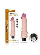 Телесный вибратор реалистик Real Softee 7.8 (19,3 см)
