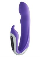 Фиолетовый Hi-tech вибратор NEO Purple - 16 см.