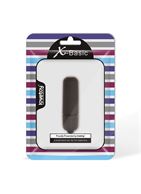 Черная вибропуля X-Basic Bullet Mini 10 speeds (5,9 см)