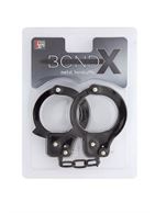 Чёрные наручники из листового металла BONDX METAL CUFFS