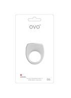 Эрекционное кольцо белое OVO B6