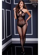 Кэтсьюит с имитацией трусиков CRISSCROSS LACE CROTCHLESS BODYSTOCKING