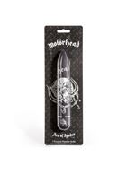 Чёрный вибратор с принтом Motorhead Ace of Spades 7 Function Power Vibrator - 18 см.
