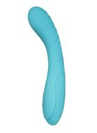 Бирюзовый вибратор Marina (19,6 см)