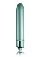 Зеленый мини вибратор Touch of Velvet (10,3 см)
