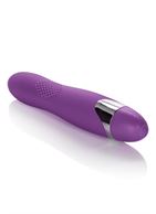 Фиолетовый вибромассажер Amp it Up! 7-Function Silicone Massager - 14 см.