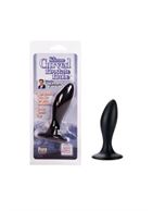 Черный силиконовый массажер простаты Curved Silicone Prostate Probe (10,25 см)