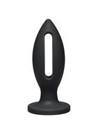 Чёрная анальная пробка Kink Wet Works Lube Luge Premium Silicone Plug 5 (12,7 см)