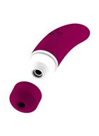 Фиолетовый вакуумный клиторальный вибромассажер Personal vibrator HIKY 