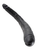 Чёрный двусторонний дилдо 16" Tapered Double Dildo (40,6 см)