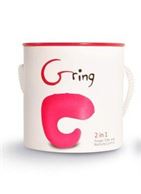 Розовый мини-вибратор на палец Fun Toys Gring
