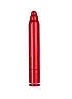 Красный вибратор METALLIX - FIGURADO BULBED VIBRATOR (11,5 см)