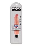 Телесный вибратор-реалистик 7" Vibrating Stiffy (21,6 см)