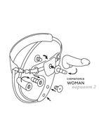 Страпон с вибрацией Woman Midi с вагинальной пробкой (22 см)