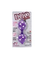 Вагинальные шарики в цветной оболочке Duo Balls (3,8 см)