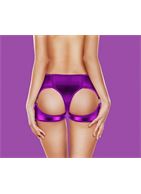 Фиолетовые трусики с вибрацией Exotic Vibrating Panty
