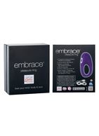 Перезаряжаемое фиолетовое виброкольцо Embrace Pleasure Rings