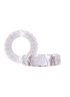 Прозрачное эрекционное кольцо TREADS MENS RING THIN