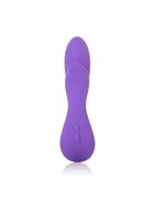 Фиолетовый перезаряжаемый вибратор со стимуляцией клитора Silhouette S17