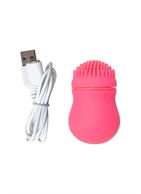 Розовый стимулятор клитора CURU-CURU BRUSH ROTER