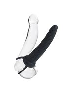 Насадка на пенис Silicone Love Rider Dual Penetrator для двойного проникновения (14 см)