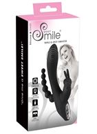 Черный тройной вибратор Triple G-Spot Vibrator (20,8 см)