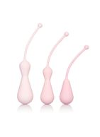 Набор из 3 вагинальных кегель-массажёров разного размера Weighted Silicone Kegel Training Kit