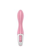 Розовый вибромассажер с функцией расширения Air Pump Vibrator 2 (20,9 см)