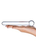 Стеклянный жезл с шаром Straight Glass Dildo (17,8 см)