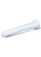 Стеклянный жезл с шаром Straight Glass Dildo (17,8 см)
