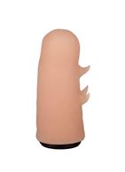 Черные трусики с двумя насадками - Экзотик-Linda (15,2 и 10 см)