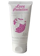 Лубрикант с ароматом малины Love Protection Raspberry (50 мл)