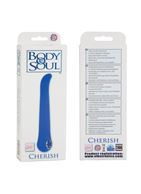 Синий вибратор Body & Soul Cherish (16,5 см)