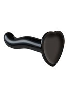 Черный фаллоимитатор-насадка Strap-On-Me P&G Spot Dildo - size S (16,4 см)