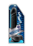 Чёрный анальный фаллоимитатор MENZSTUFF BLACK KNIGHT 10INCH BUTT PLUG - 25 см.