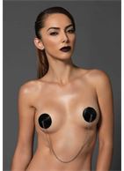 Накладки на соски SATIN NIPPLE COVERS WITH CHAIN