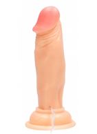 Телесный вибратор реалистик Vibrating Realistic Cock 6" (15 см)