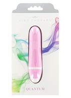 Розовый мини-вибратор Vibe Therapy Quantum - 9 см.
